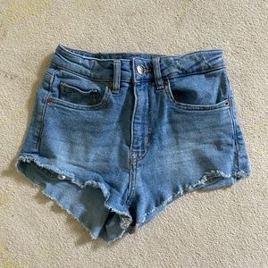 Blue Denim Shorts